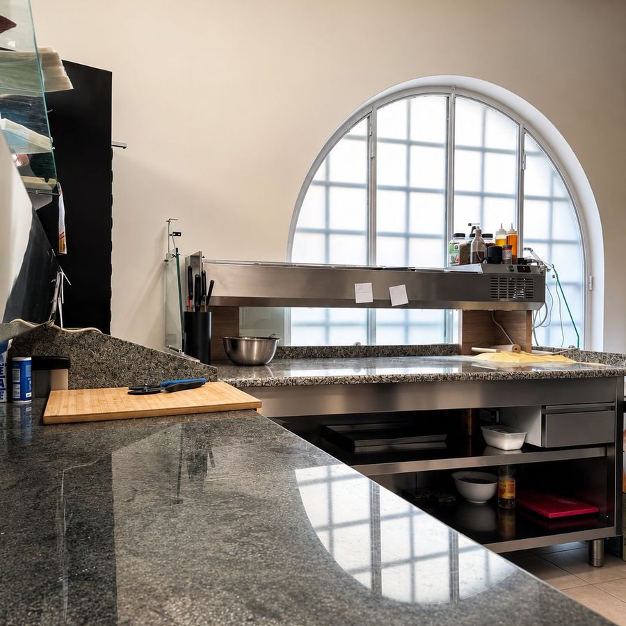 Banco preparazione della Pizzeria La Primavera